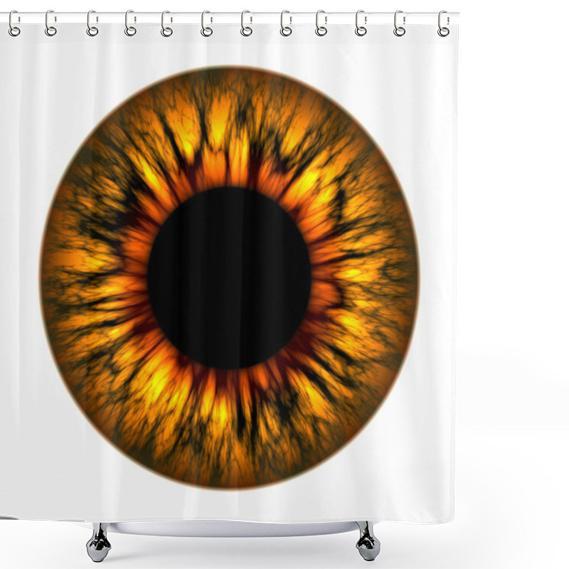 Personality  Fire Eye Shower Curtains