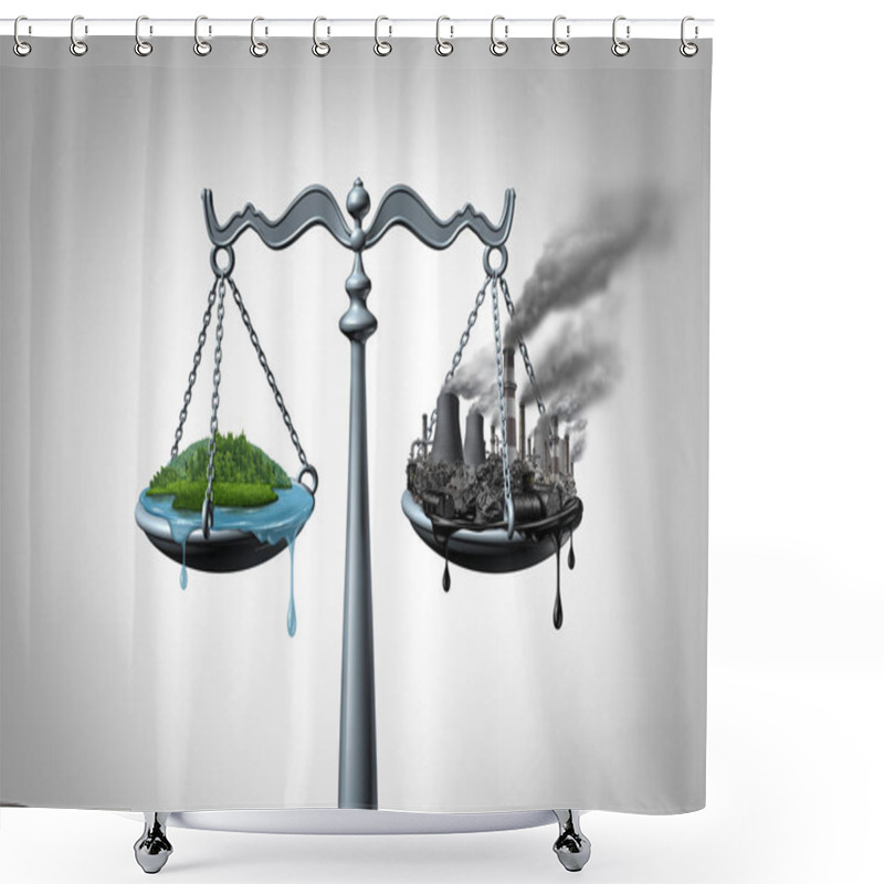 Personality  Ecology Law Shower Curtains