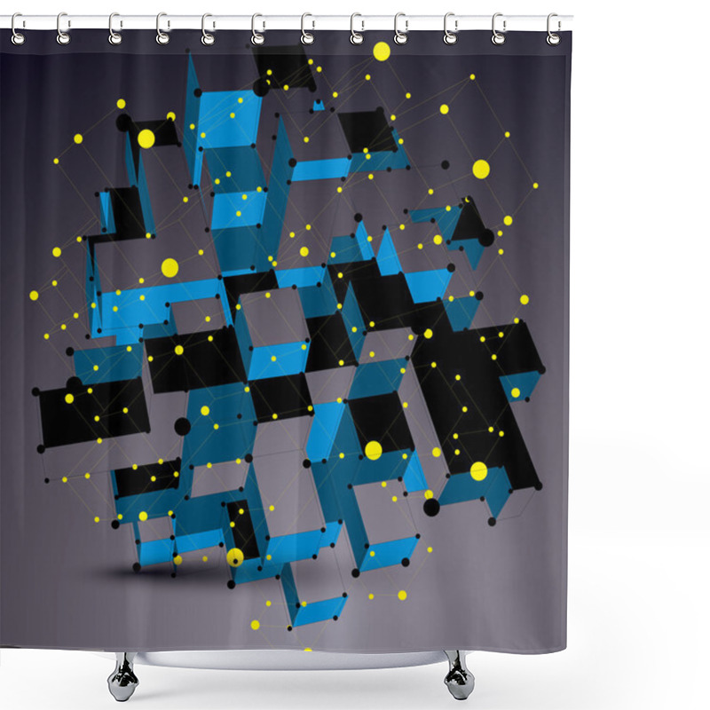 Personality  Complicated Lattice Object Shower Curtains