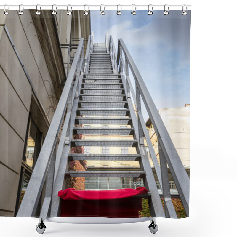 Personality  Fire Escape Shower Curtains