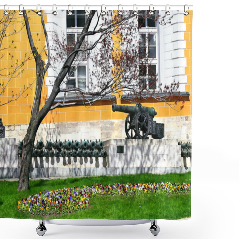 Personality  Ancient Cannon At The Fortress Building Shower Curtains