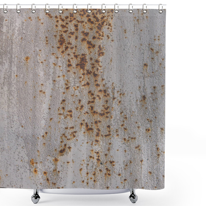 Personality  Rusty Metallic Surface  Shower Curtains