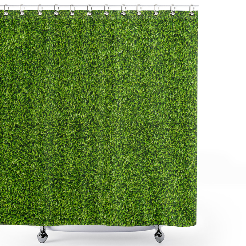 Personality  Seamless Artificial Grass Field Texture Shower Curtains