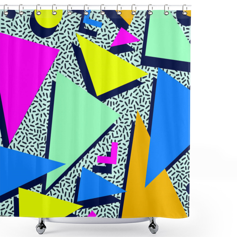 Personality  Retro Style Abstract Patter Shower Curtains