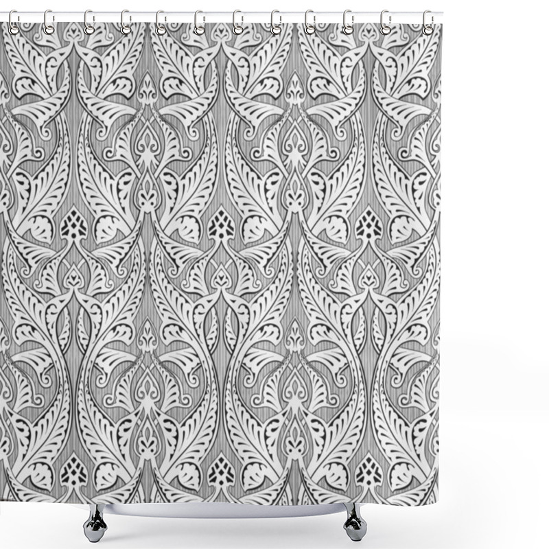 Personality  Islamic Motif Backgorund Shower Curtains