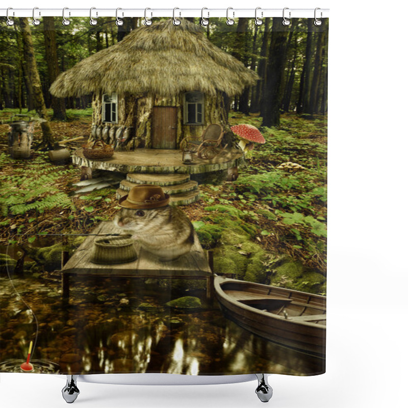 Personality  Fairy House (fisherman's House) Shower Curtains