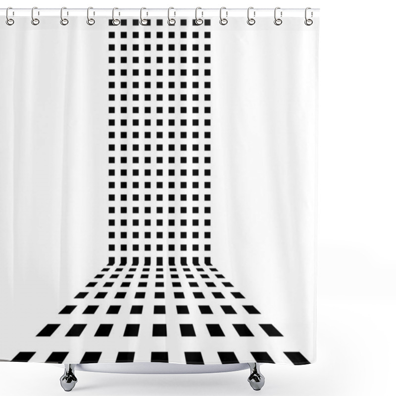 Personality  Dotted Retro Abstract Background Shower Curtains