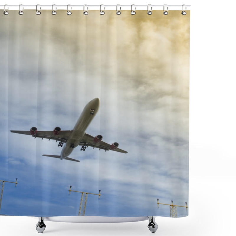 Personality  Passenger Jet Shower Curtains