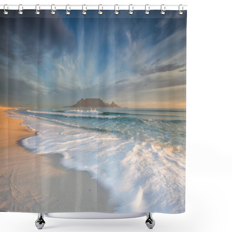 Personality   Table Mountain In Cape Town Shower Curtains