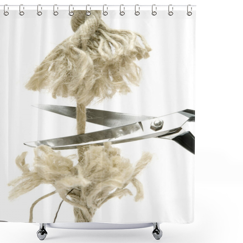 Personality  Cutting Rope Shower Curtains