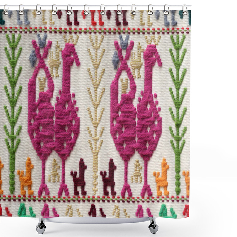 Personality  Sardinian Carpets. Sardinia. Italy Shower Curtains