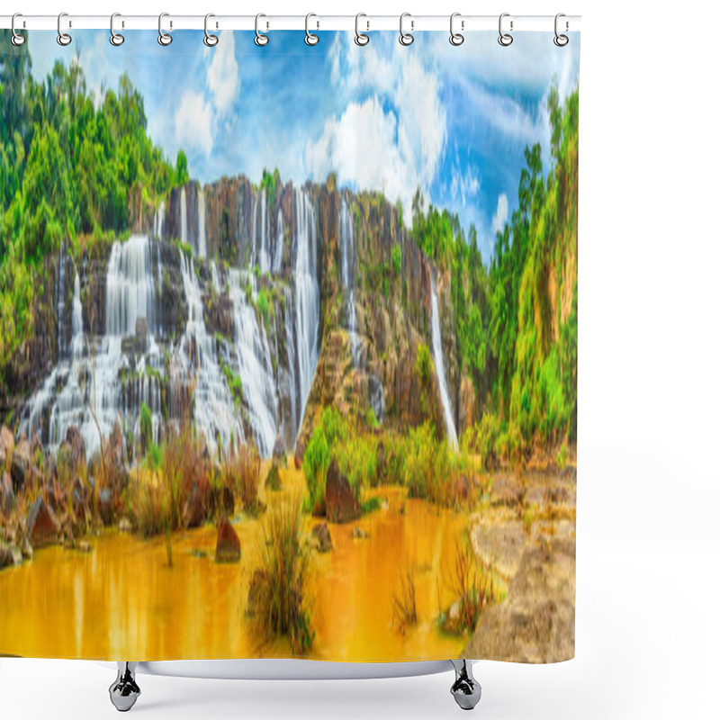 Personality  Pongour Waterfall Shower Curtains