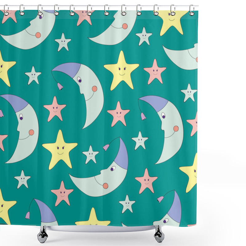 Personality  Cute Casual Background Shower Curtains