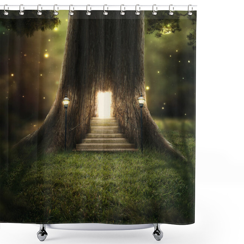 Personality  Enchanted Forest. Shower Curtains