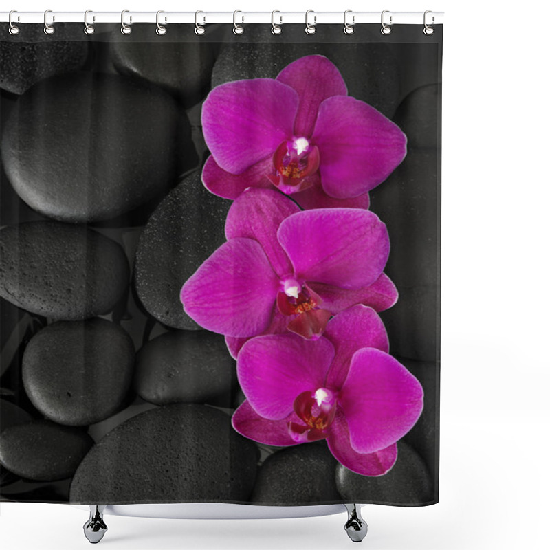 Personality  Three Orchids Shower Curtains