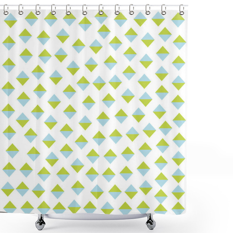 Personality  Geometric Repeating Pattern Tile Shower Curtains