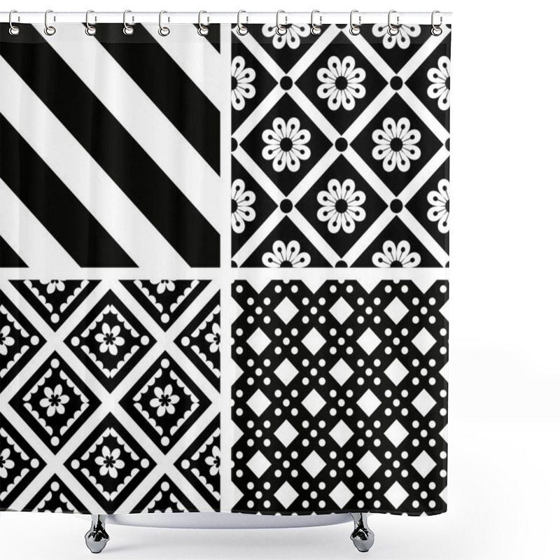 Personality  Patterns Shower Curtains