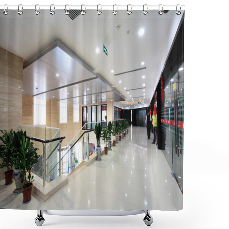 Personality  Modern Urban Architecture Shower Curtains