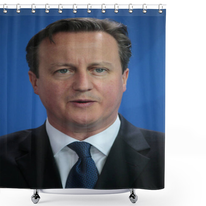 Personality  Prime Minister David Cameron  Shower Curtains