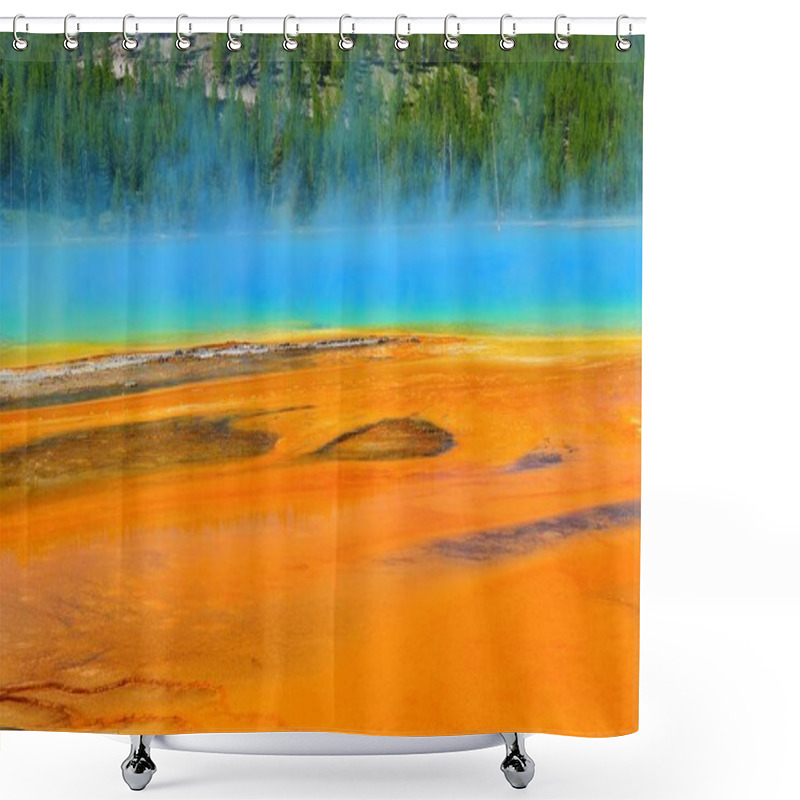 Personality  Grand Prismatic Spring In Yellowstone National Park Wyoming, USA Shower Curtains