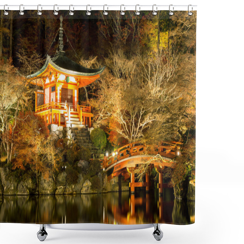 Personality  Daigoji Temple Kyoto Japan Night Shower Curtains