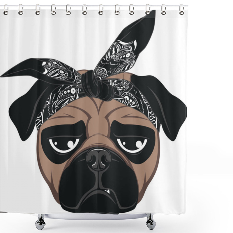 Personality  Funny Dog Shower Curtains