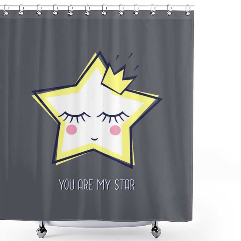 Personality  Unusual Inspirational And Motivational Quote Poster Shower Curtains