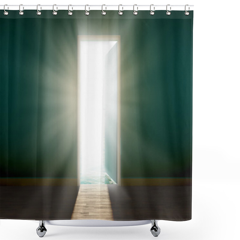 Personality  Crossing Into The Peaceful Place. Shower Curtains