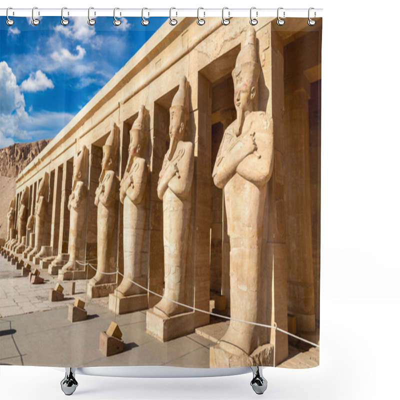 Personality  Temple Of Queen Hatshepsut, Valley Of The Kings, Egypt Shower Curtains