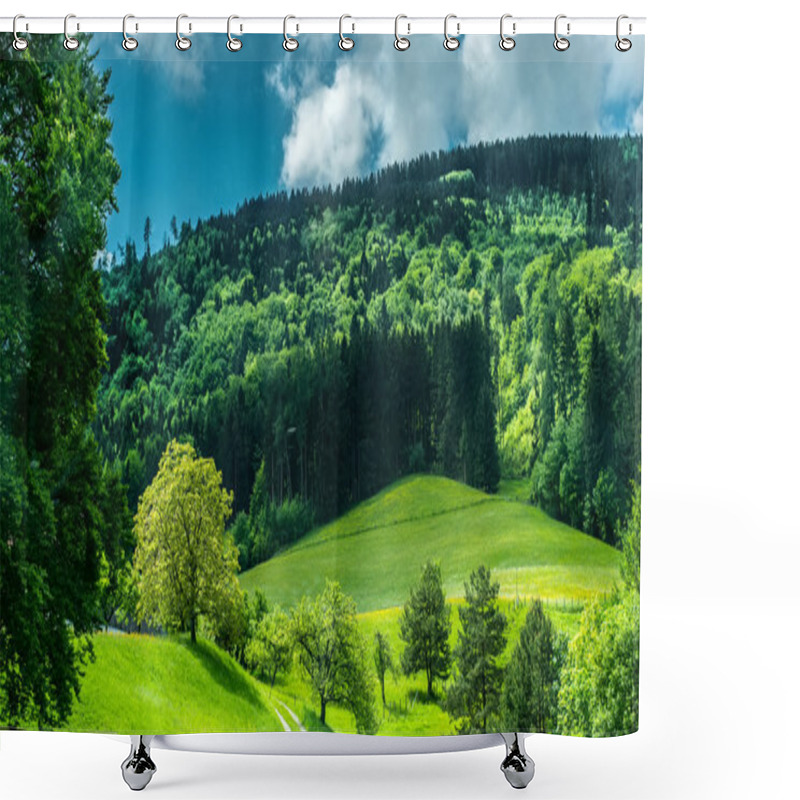 Personality  Wonderful Mountain Forest Shower Curtains