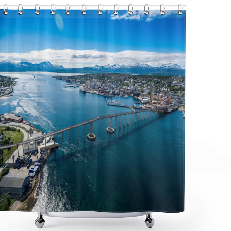 Personality  Bridge Of City Tromso, Norway Shower Curtains