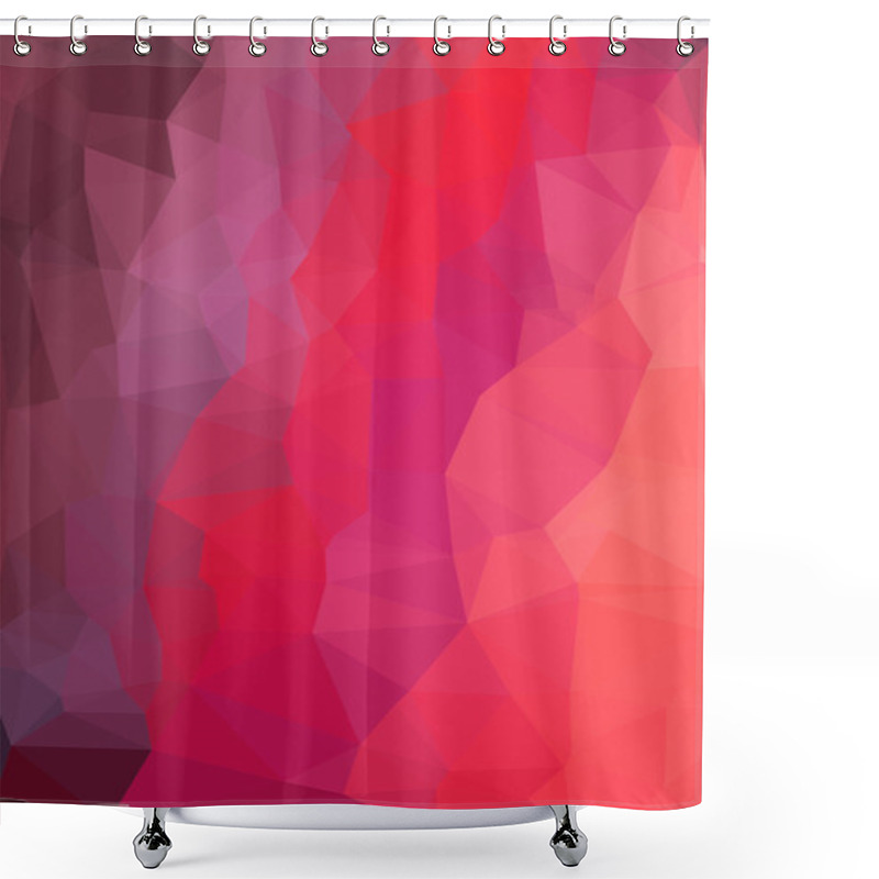 Personality  Abstract Geometric Background Shower Curtains