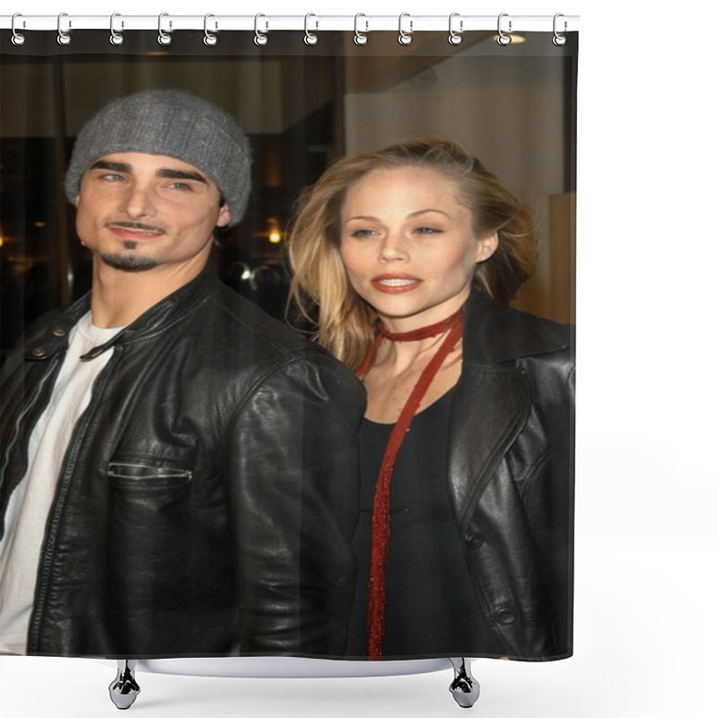 Personality  Kevin Richardson And Wife Kristin Shower Curtains