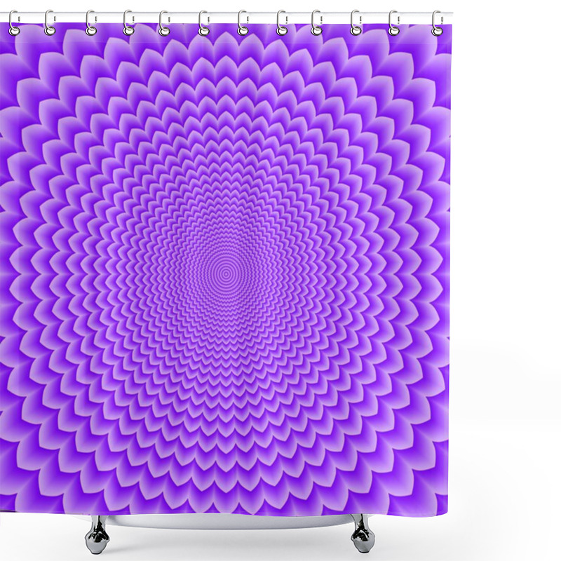 Personality  Tantric Crown Sacral Sahasrara  Chakra, Purple Lotos Shower Curtains