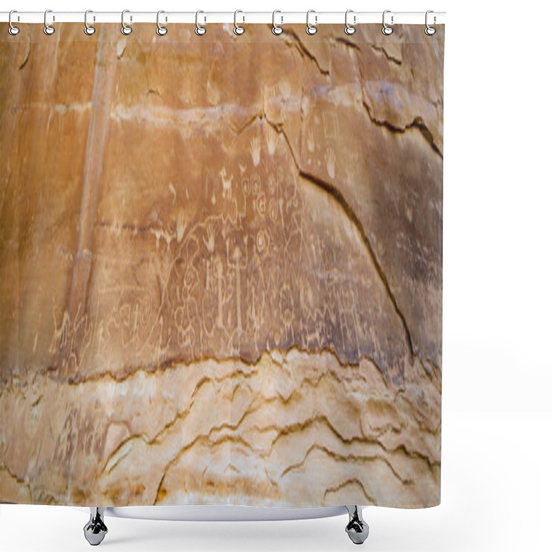 Personality  Petrographs Shower Curtains