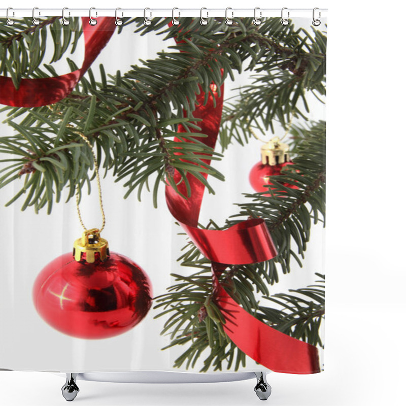 Personality  Christmas Ornaments Shower Curtains