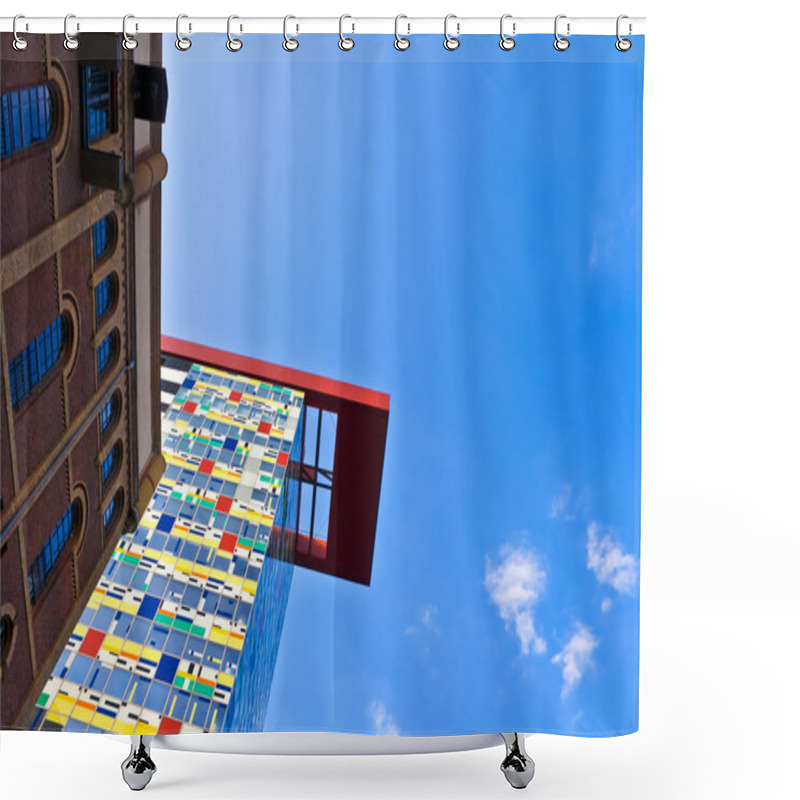 Personality  Modern Architecture In Dusseldorf Shower Curtains