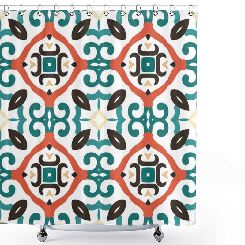 Personality  Arabic Decorative Ornament Shower Curtains