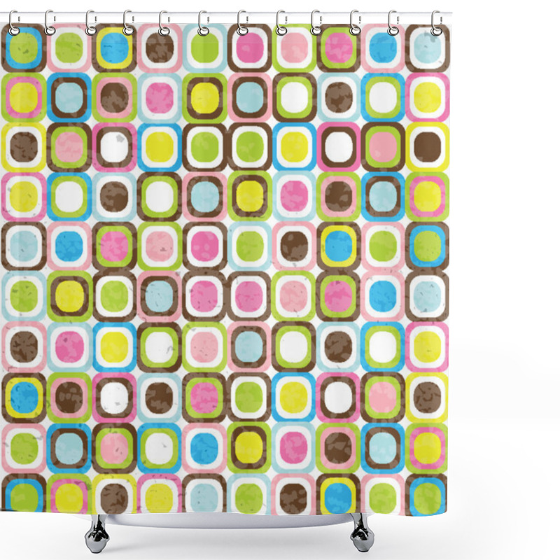 Personality  Retro Grunge Background Shower Curtains