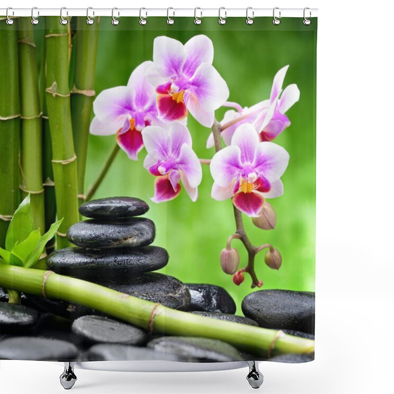 Personality  Zen Stones Shower Curtains