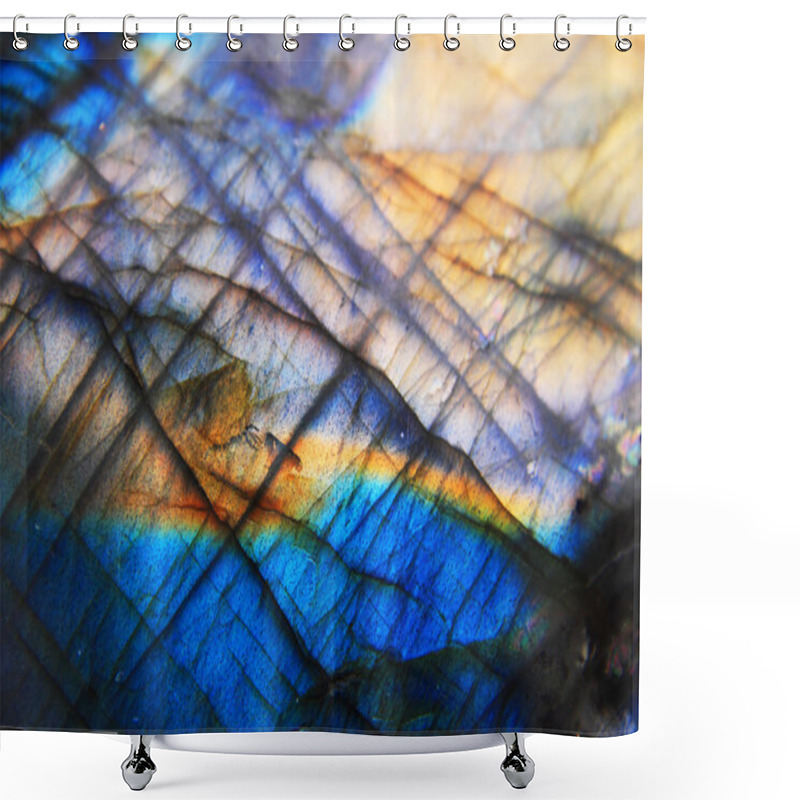 Personality  Labradorite Mineral Background Shower Curtains