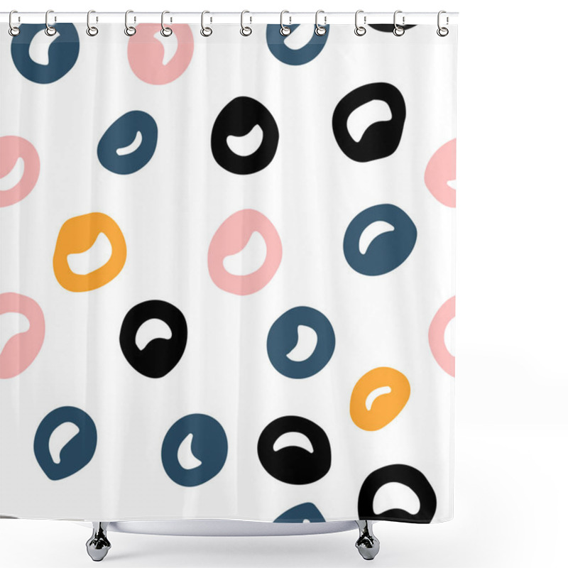 Personality  Seamless Scandinavian Pattern Shower Curtains