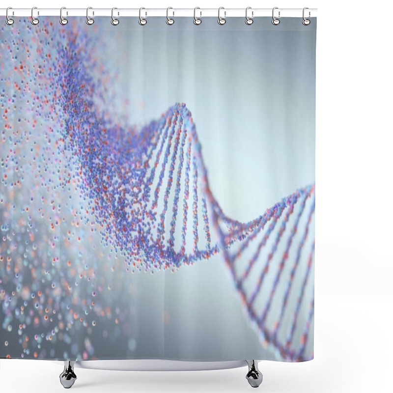 Personality  Genetic Disorder DNA Molecule Structure Shower Curtains