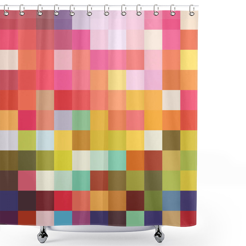 Personality  Abstract Background Shower Curtains