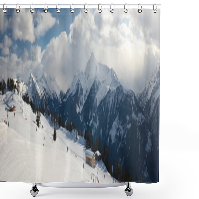 Personality  Panoramic View Alps In Austria Shower Curtains