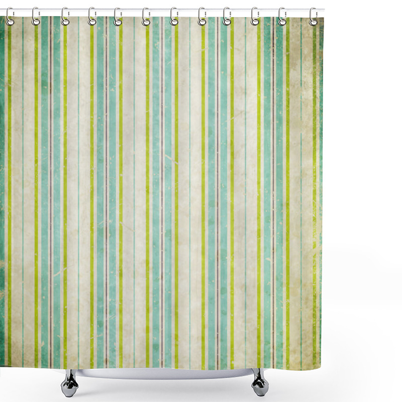 Personality  Grunge Stripes Background Shower Curtains