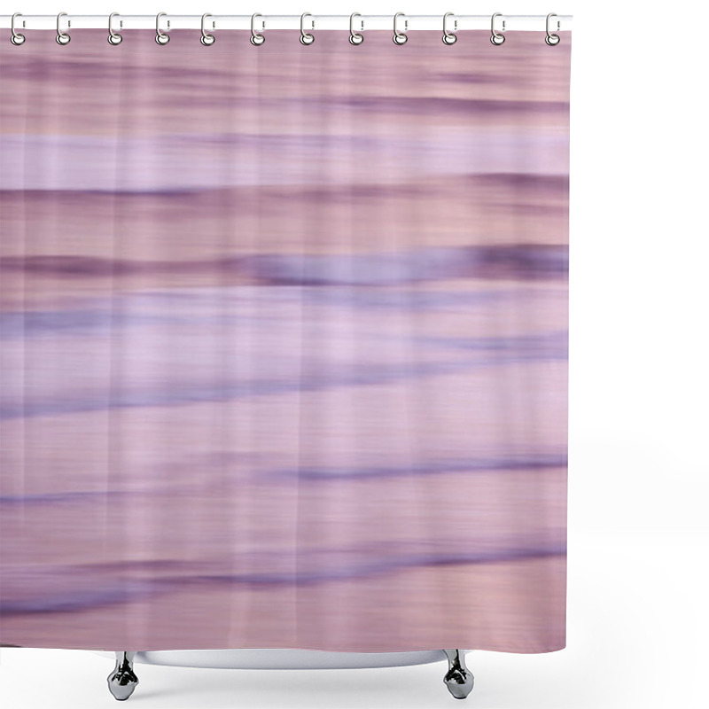 Personality  Ocean Waves At Sunrise Shower Curtains