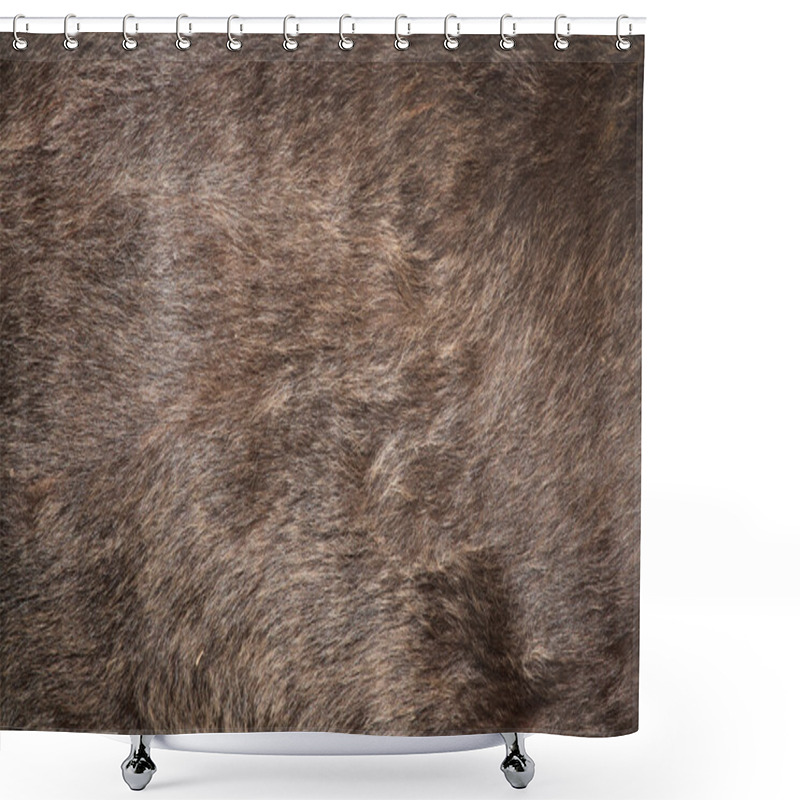 Personality  Brown Bear (Ursus Arctos) Fur Texture Shower Curtains