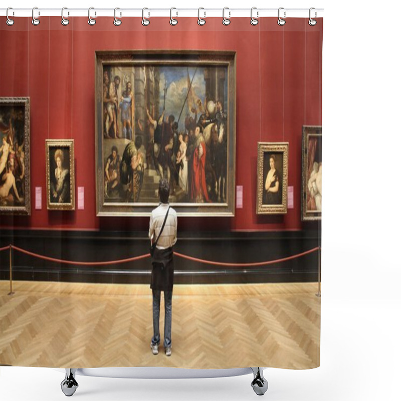 Personality  Vienna Museum Visitor Shower Curtains