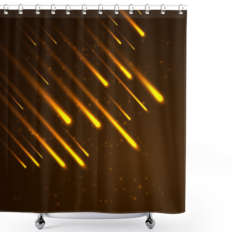 Personality  Bright Abstract Lights Background. Shower Curtains